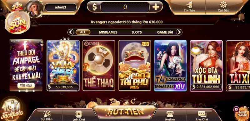 Giới thiệu chung về cổng game cá cược Sunwin