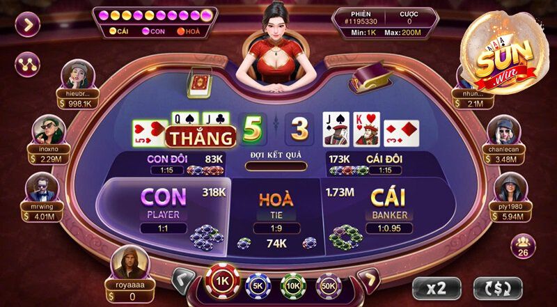 Tìm hiểu về Baccarat Kim Tài Sunwin