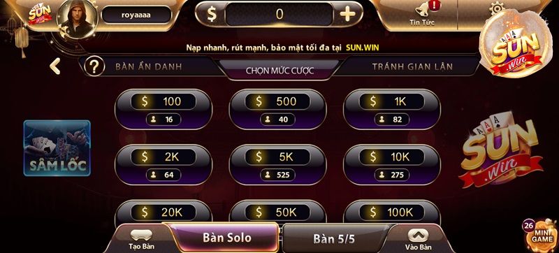 Ưu thế của cổng game Sunwin